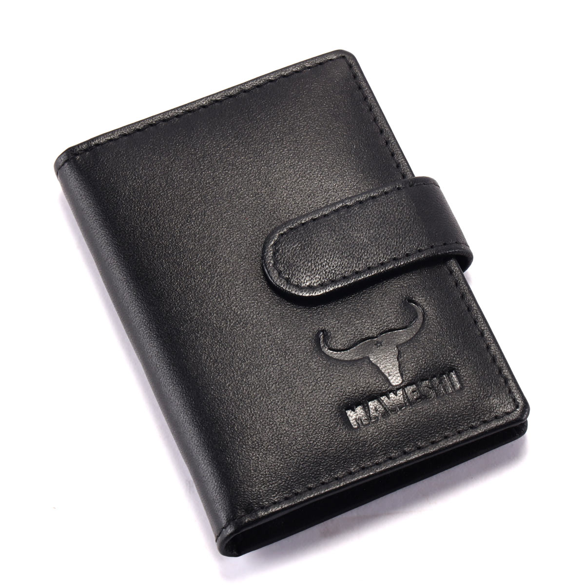 Rio Black Leather Card Holder- Maweshi